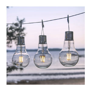 FS-STAR Solarlampe Birnenform LED