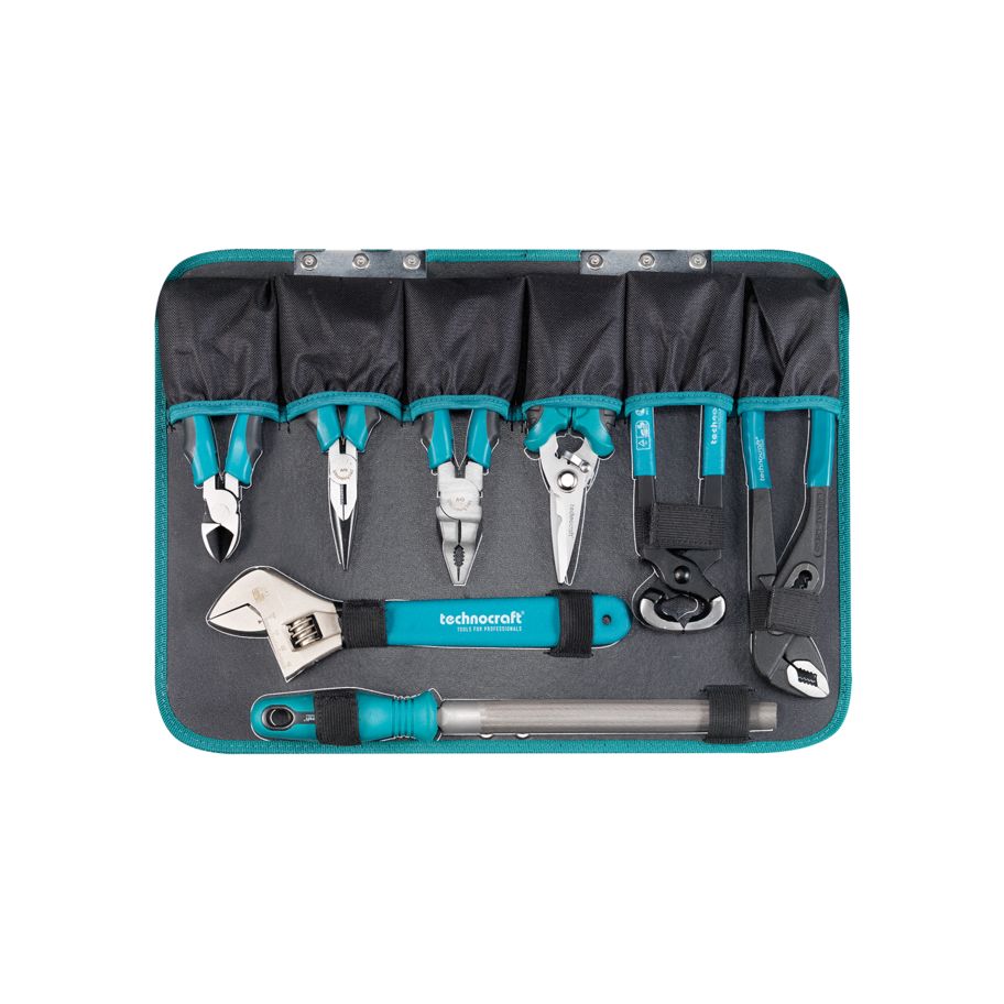 technocraft ABS-Werkzeugkoffer PRO CHROME 152-tlg