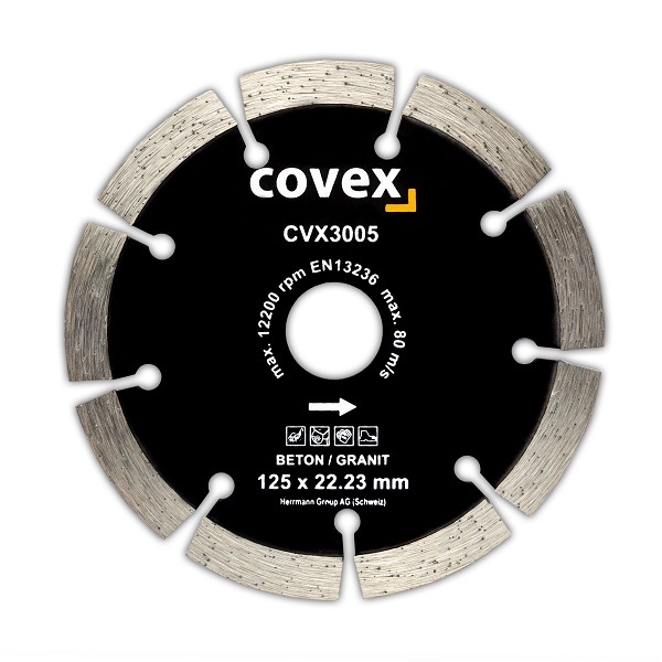 covex Diamant-Trennscheibe BETON/GRANIT, 125mm x | Trennscheiben