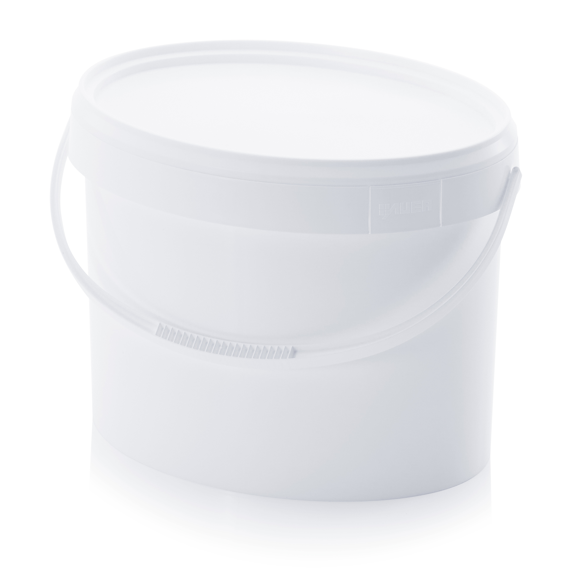 Eimer oval PP 18,8 Liter mit Deckel + Bügel