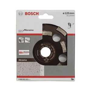 Bosch Diamanttopfscheibe Expert for Abrasive, 125x22.23x4.5mm