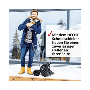 Hecht 661 GT Schneeschieber