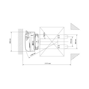Ekström Elektrischer Hubstapler 1.5T / 3.0m