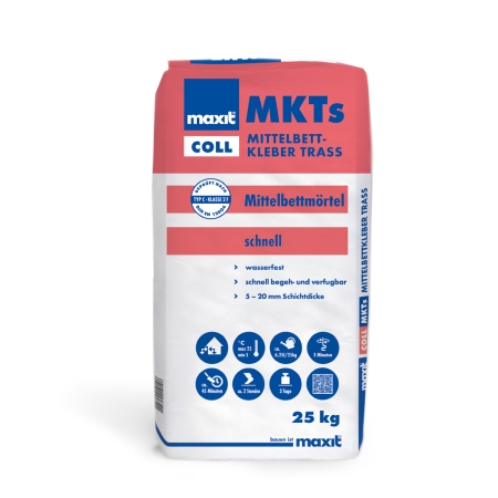 maxit coll MKTs Mittelbettkleber Trass