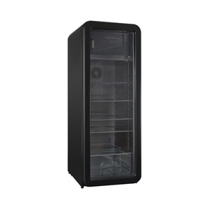 Kibernetik RKS256 Retro Getränkekühlschrank schwarz
