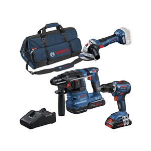 Bosch 3-tlg. kit 18V GSR + GWS+ GBH +GAL