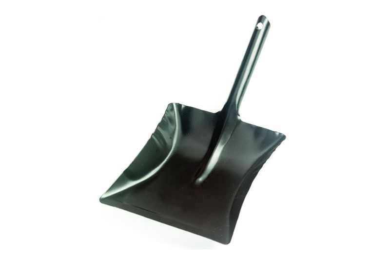 Kehrichtschaufel Stahlblech schwarz