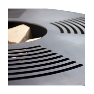 Mr. Grill Feuerschale mit Kreuzfuss & Grillring