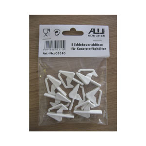 ALUTEC Schiebeverschlüsse 8 Stk. zu Kunststoffbox