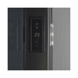 Kibernetik RKS256 Retro Getränkekühlschrank schwarz