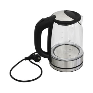 Deski Wasserkocher 1.7L Glas/Edelstahl