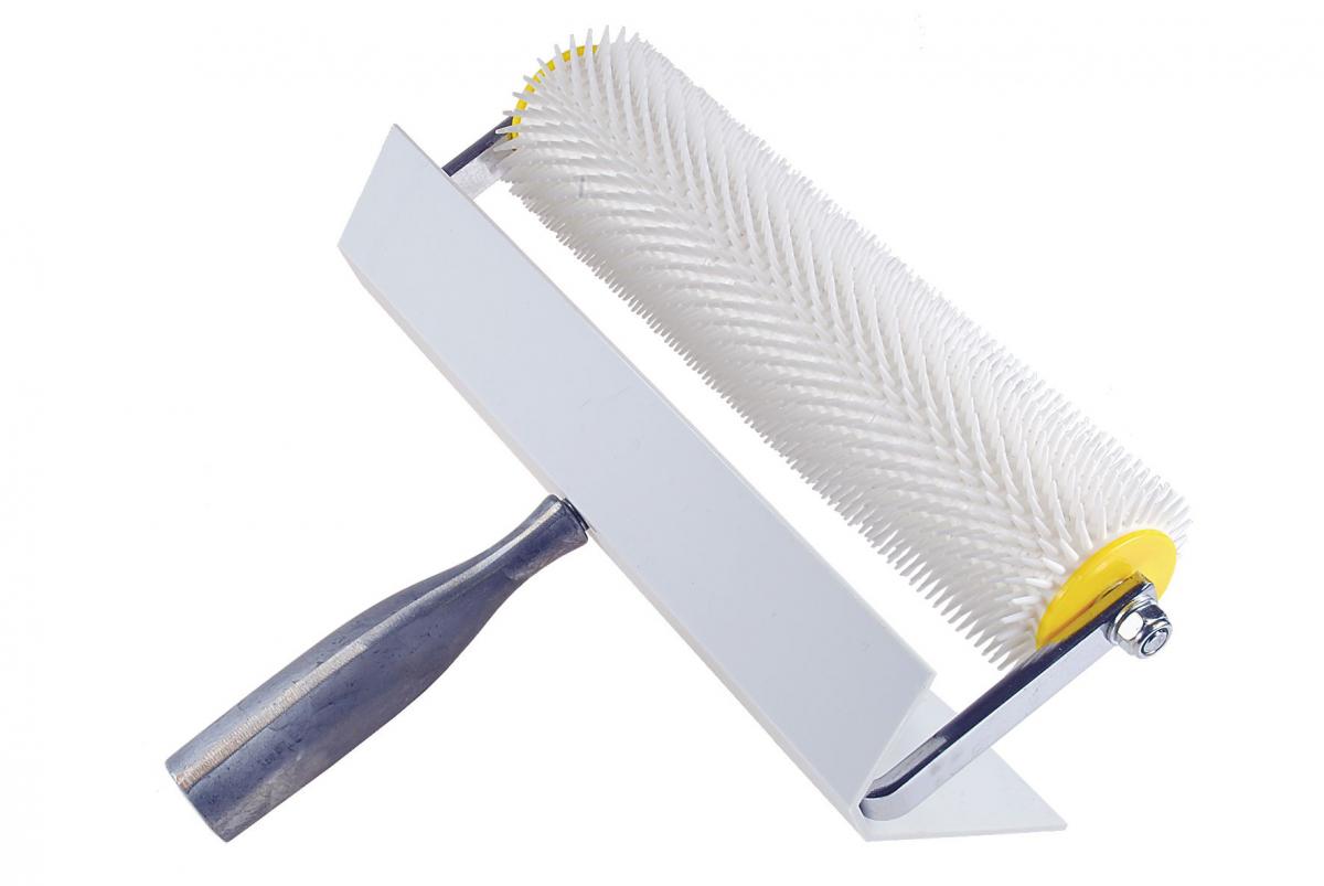 Stachel-Entlüftungsrolle / Stachelwalze | mit Spritzschutz (Schwan)
Variante: 31 mm | 500 mm
