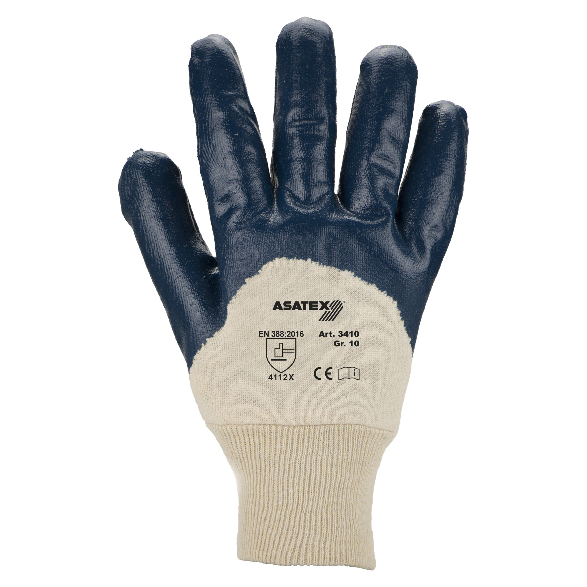 ASATEX Nitril-Handschuh 3410 - Grösse 8