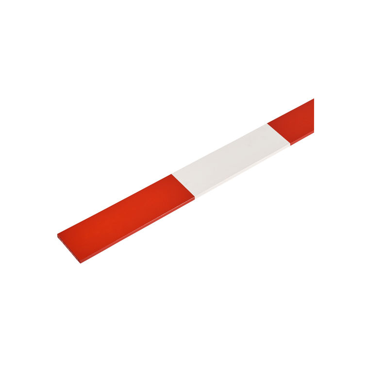 Absperrlatte weiss/rot 5 Meter