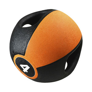 PURE2improve Medizinball mit Griffen 4kg