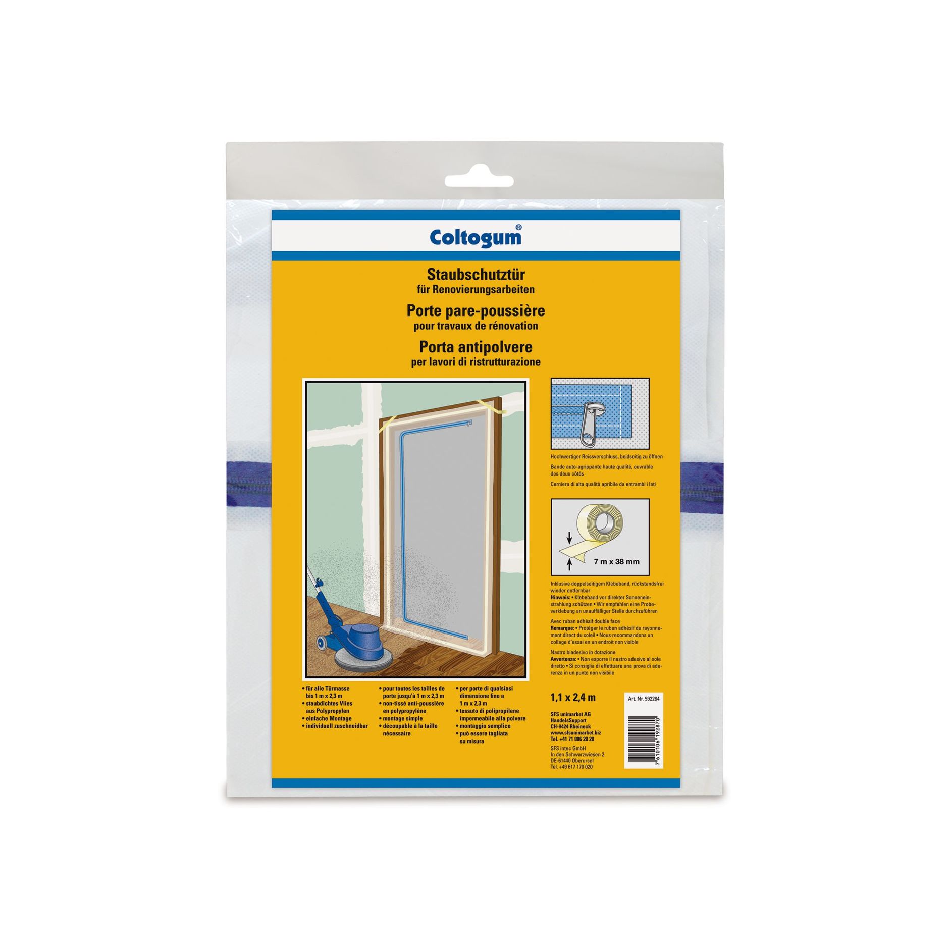 COLTOGUM Staubschutztüre ws 1x2.3m 1St