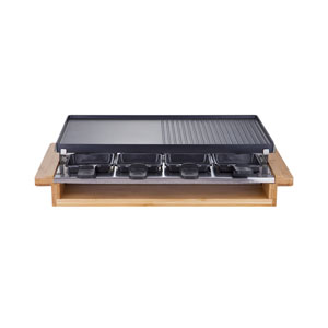 BergerLanz Bamboo Raclette Grill für 8 Pers.