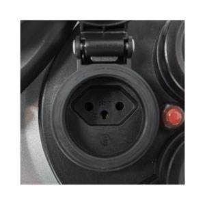 Ekström Kabelrolle Metall 3xT13 & 1xT12 30M