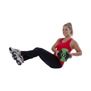 PURE2improve Medizinball mit Griffen 2kg