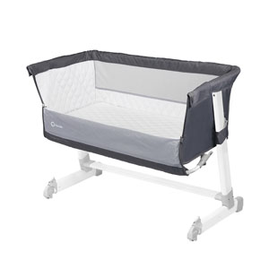 Lionelo Baby Beistellbett / ReisebettTheo Dunkelgrau