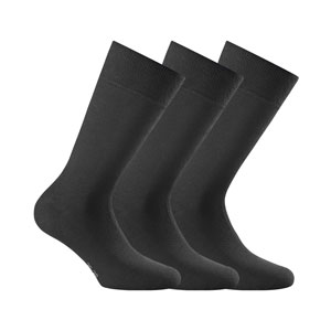 Rohner Socken Herren basic 3er schwarz Gr.39/42