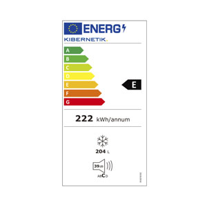 Kibernetik FSP Gefrierschrank 204 Liter No Frost