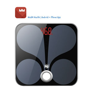 FS-STAR 180 Körperanalysewaage mit Bluetooth (schwarz)