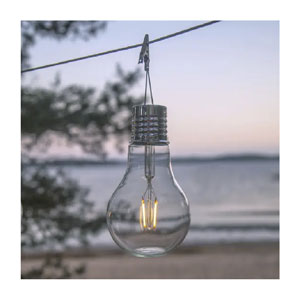 FS-STAR Solarlampe Birnenform LED