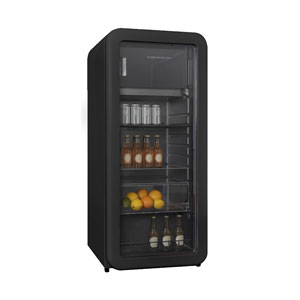 Kibernetik RKS149 Retro Getränkekühlschrank schwarz