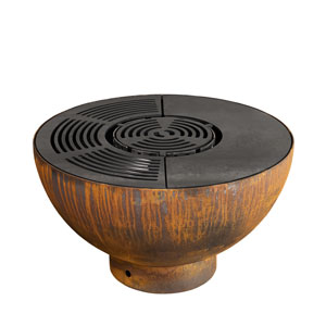 Mr. Grill Feuerschale mit Grillring und Zubehör