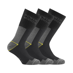 Rohner Socken Herren Power Worker Wilmax 3er schwarz Gr.43/46