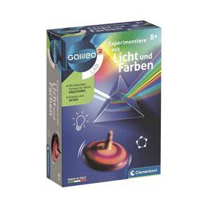 Clementoni Galileo Experimentiere mit Licht und Farben