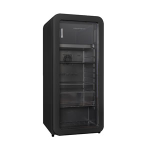 Kibernetik RKS149 Retro Getränkekühlschrank schwarz