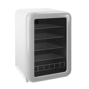 Kibernetik RKS130 Retro Getränkekühlschrank beige