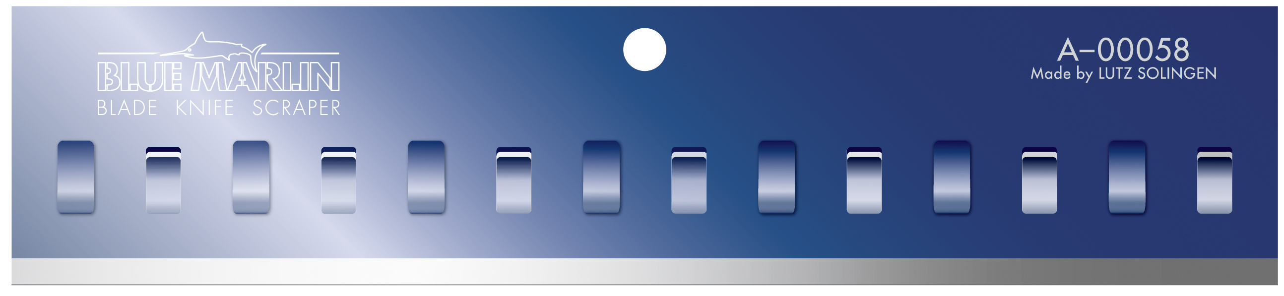 Schaberklingen Ersatz Blue Marlin 100mm
