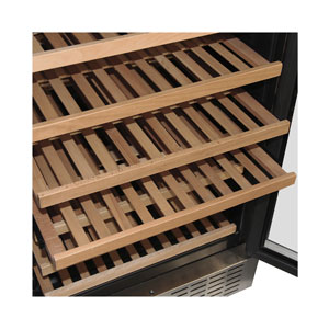 Kibernetik WKH120F01 Weinklimaschrank Chromstahl