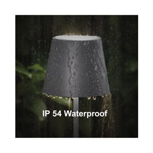 dameco LED Tischleuchte 3 in 1 dimmbar für Aussenanwendung