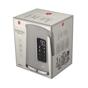 Berlinger Haus Wasserkocher 1.7L mit Digitalanzeige matt taupe Taupe Collection