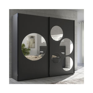 CONTINI Schwebetürenschrank SPOT 219 x 206 x 62.5cm