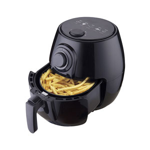 DESKI Fritteuse Heißluft 3.5 Ltr.1400W schwarz