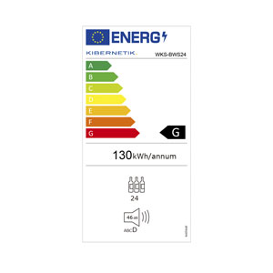 Kibernetik BWS24 Weinkühlschrank