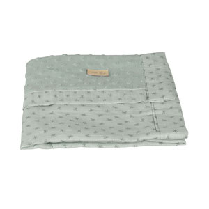 roba Organic Babydecke 80 x 80cm frosty green