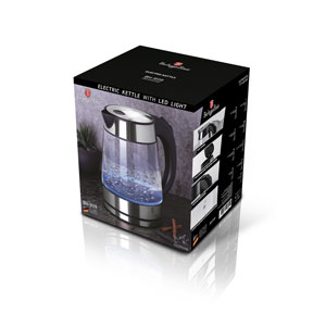 Berlinger Haus Wasserkocher Glas 1.7L Chromstahl