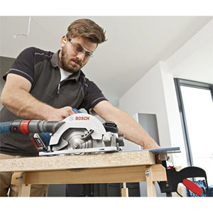 Bosch Kreissäge GKS 18V-57 G clic&go ohne Akku&Ladegerät