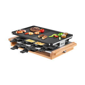 BergerLanz Bamboo Raclette Grill für 8 Pers.