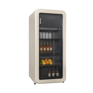 Kibernetik RKS149 Retro Getränkekühlschrank beige