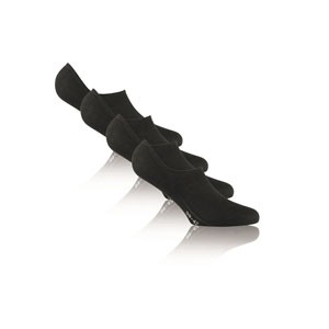 Rohner Socken Footies 2er Pack 39-42 schwarz