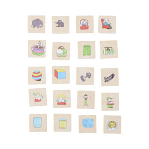 Marionette Memo-Spiel Gegensätze