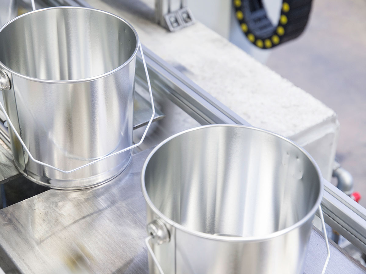 Eimer-Konisch Weissblech 5,4L RID D200mm