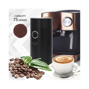 Adler Kaffeemühle schwarz